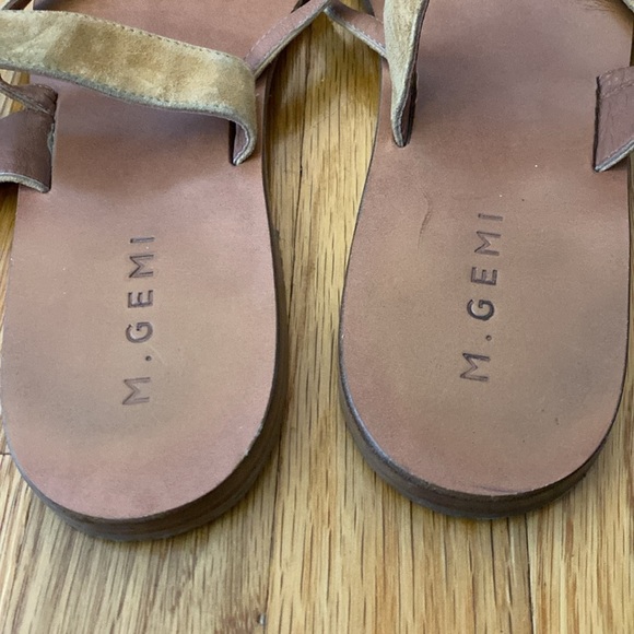 M. Gemi Women’s Yellow Sandals Size 42 - Picture 3 of 7